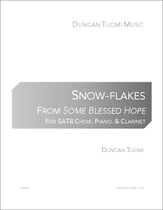 Snow-flakes SATB choral sheet music cover